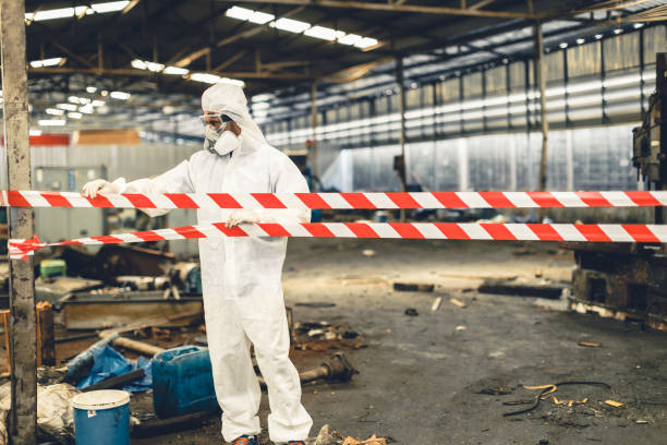 Professional Unattended Death Cleanup technician working in Street, MD